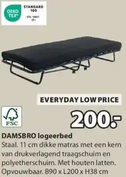 Jysk Damsbro logeerbed aanbieding