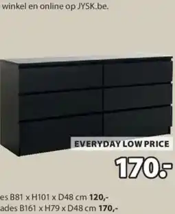 Jysk Limfjorden commode aanbieding