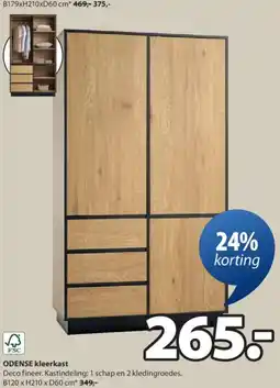 Jysk Odense kleerkast aanbieding