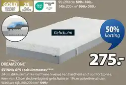 Jysk SVINNA GF91 schuimmatras aanbieding