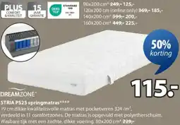Jysk STRIA PS25 springmatras aanbieding