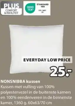 Jysk Nonsnibba kussen aanbieding