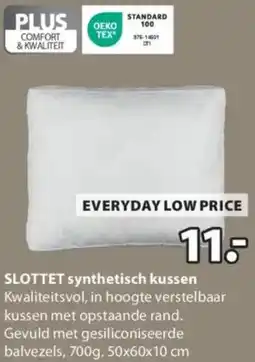 Jysk Slottet synthetisch kussen aanbieding