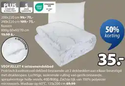 Jysk Veofjellet 4 seizoenendekbed aanbieding