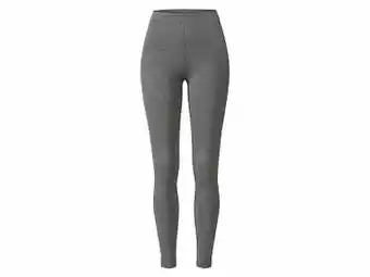 Lidl ESMARA® Legging met normale taillehoogte van een katoenmix (L (44/46), grijs) aanbieding