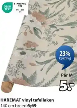 Jysk Haremat vinyl tafellaken aanbieding