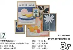 Jysk TORD fotokader aanbieding