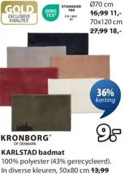 Jysk Karlstad badmat aanbieding