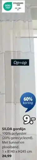 Jysk Silda gordijn aanbieding