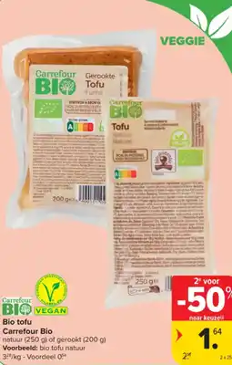 Carrefour Market Bio tofu Carrefour Bio aanbieding