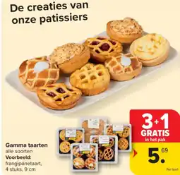 Carrefour Market Gamma taarten aanbieding