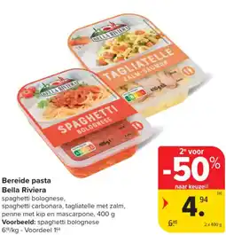 Carrefour Market Bereide pasta Bereide pasta aanbieding