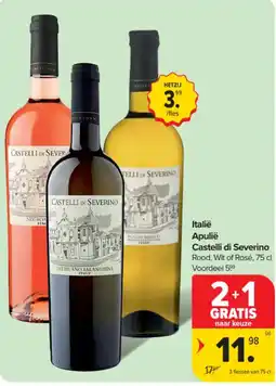 Carrefour Market Italië Apulië Castelli di Severino aanbieding