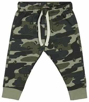 HEMA Baby Sweatbroek Camouflage Groen (groen)