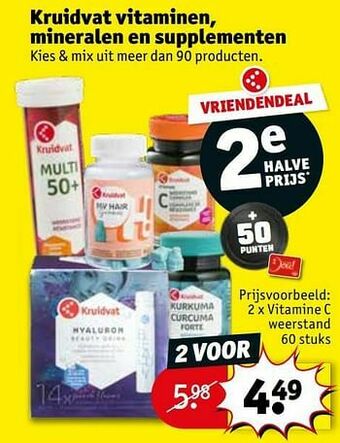 Kruidvat Vitamine c weerstand aanbieding