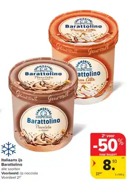 Carrefour Market Italiaans ijs Barattolino aanbieding