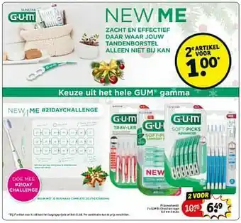 Kruidvat Gum bi-direction rager aanbieding
