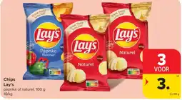 Carrefour Market Chips Lay's aanbieding