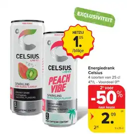 Carrefour Market Energiedrank Celsius aanbieding