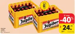 Carrefour Market Krat bier Jupiler aanbieding