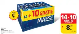 Carrefour Market Krat bier Maes aanbieding