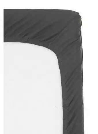 HEMA HEMA Hoeslaken Topmatras - Jersey Katoen Donkergrijs (donkergrijs) aanbieding