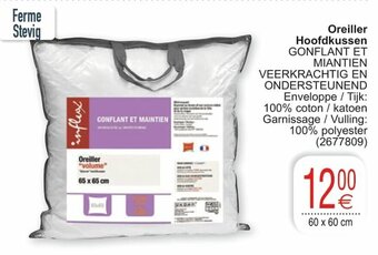 Cora Oreiller Hoofdkussen aanbieding