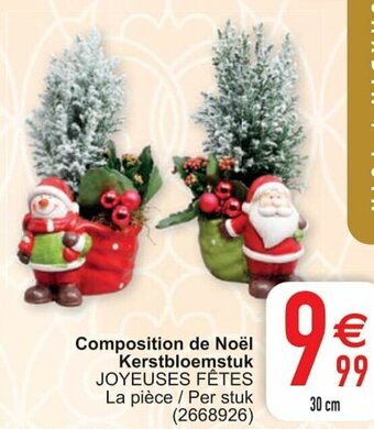 Cora Composition de Noel Kerstbloemstuk aanbieding