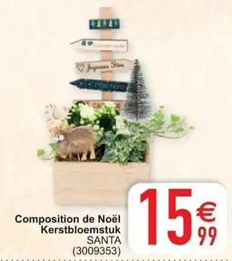 Cora Composition de Noel Kerstbloemstuk aanbieding