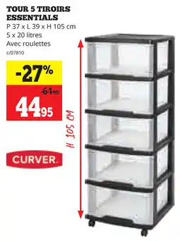 Dema Curver Tour 5 Tiroirs Essentials aanbieding