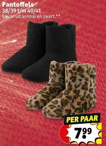 Kruidvat Pantoffels aanbieding