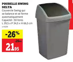 Dema Poubelle Swing Delta aanbieding