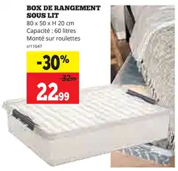 Dema Box de rangement sous lit aanbieding