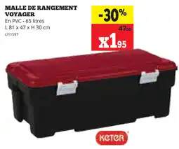 Dema Keter Malle De Rangement Voyager aanbieding