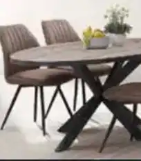 Budget Meubelen Tafel Ovaal aanbieding
