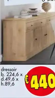 Budget Meubelen Dressoir aanbieding