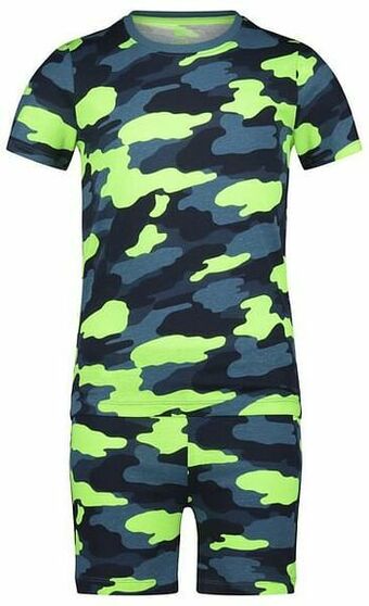 HEMA HEMA Kindershortama Camo Groen (groen) aanbieding