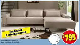 Budget Meubelen Modern Hoeksalon aanbieding