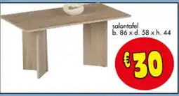 Budget Meubelen Salontafel aanbieding