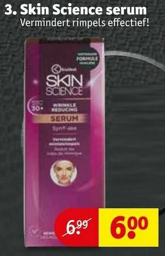 Kruidvat Skin science serum aanbieding