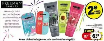 Kruidvat Revitalizing pomegranate peel-off gel masker aanbieding