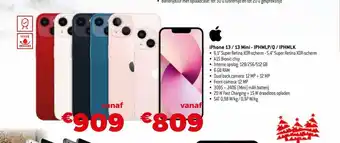 Exellent iPhone 13/13 Mini - IPHMLP/Q/IPHMLK aanbieding