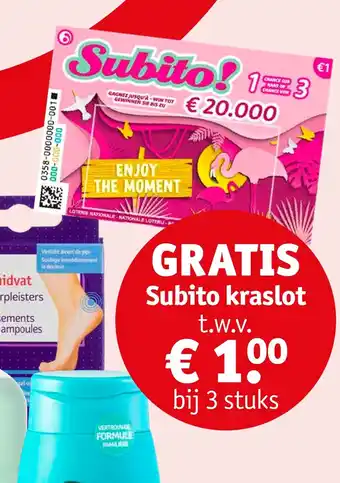 Kruidvat Subito kraslot aanbieding