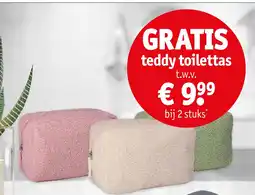 Kruidvat teddy toilettas aanbieding