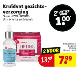 Kruidvat Kruidvat gezichtsverzorging aanbieding