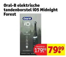 Kruidvat Oral-B elektrische tandenborstel iO5 Midnight Forest aanbieding