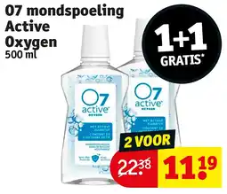 Kruidvat O7 mondspoeling Active Oxygen aanbieding