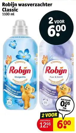 Kruidvat Robijn wasverzachter Classic aanbieding