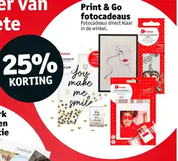 Kruidvat Print & Go fotocadeaus aanbieding