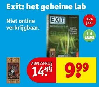 Exit: het geheime lab